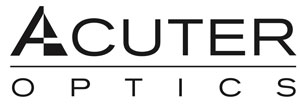 Logo ufficiale Acuter Optics, brand di telescopi per osservazione solare.