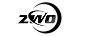 Logo ZWO, azienda cinese specializzata in telecamere CMOS e accessori per astrofotografia.
