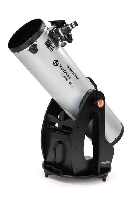Telescopio Celestron StarSense Explorer 10” DOBSON con specchio parabolico e puntamento assistito per osservazione del cielo notturno.
