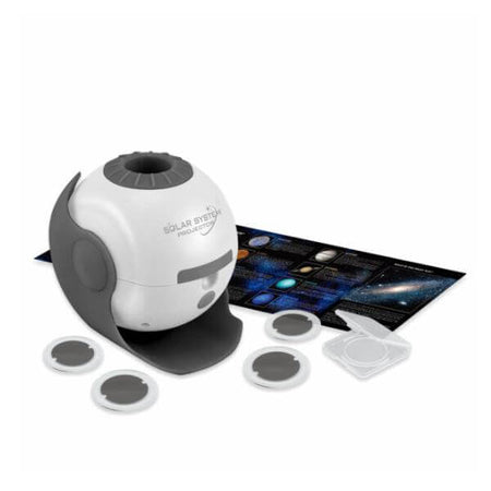 DiProgress Proiettore Planetario e Sistema Solare con dischi intercambiabili, proietta stelle e costellazioni per esplorazione spaziale educativa.