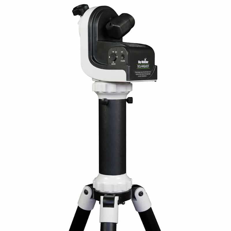 SkyWatcher SUNGT montatura altazimutale per osservazione solare con tecnologia Heliofind e GPS integrato, innovazione in astronomia.