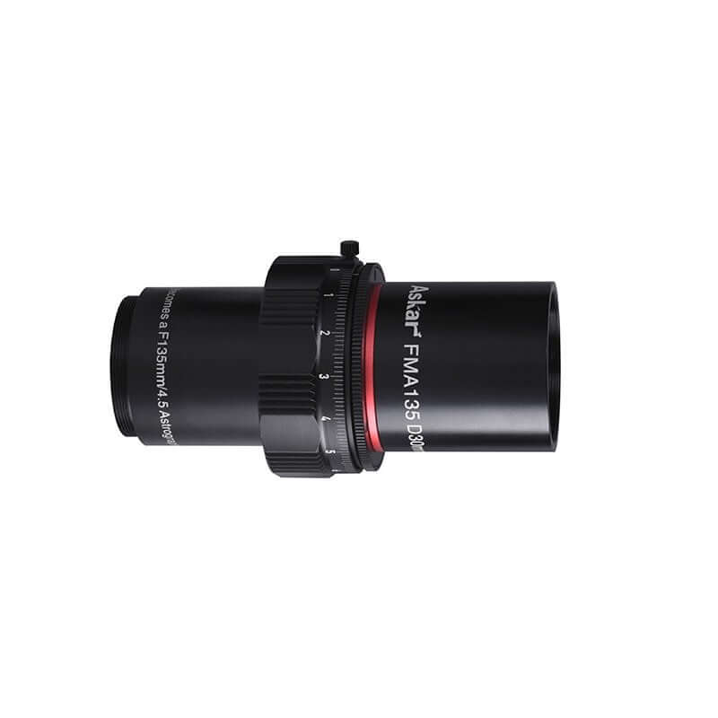 Obiettivo Askar FMA135 PRO Telephoto, astrografo APO ultra-compatto per astrofotografia e guida, F/4.5, portatile e versatile.