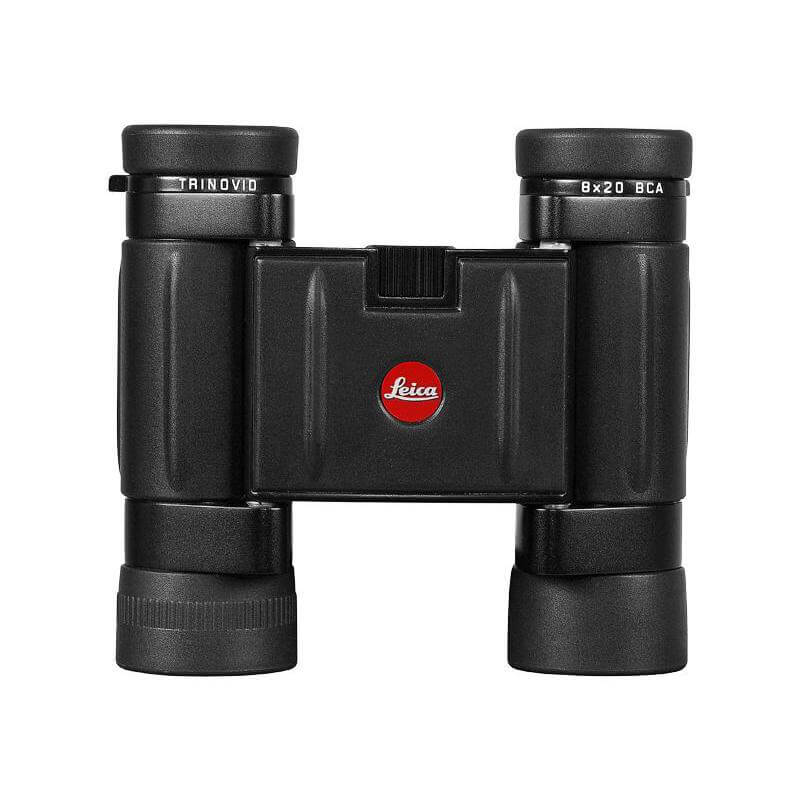 Binocolo compatto Leica Trinovid 8x20 BCA con trattamento multistrato HDC per alta fedeltà cromatica e contrasto elevato.