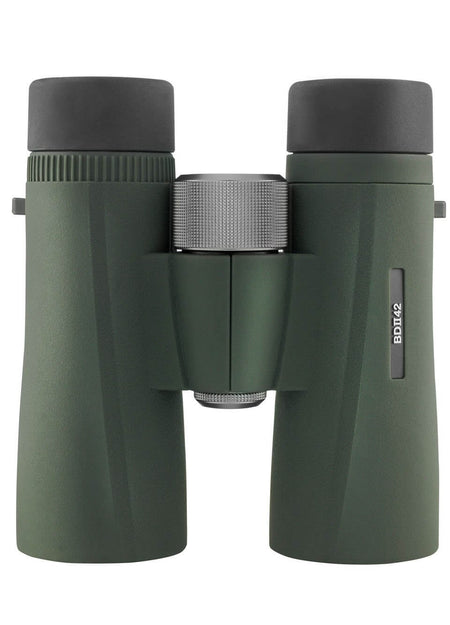 Binocolo Kowa BD II XD 8x42mm verde con ottiche a bassa dispersione e ampio campo visivo ideale per sport e natura.