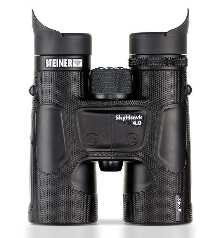Binocolo Steiner Skyhawk 4.0 8x42 con ampio campo visivo, design leggero, immagini nitide e colori naturali.