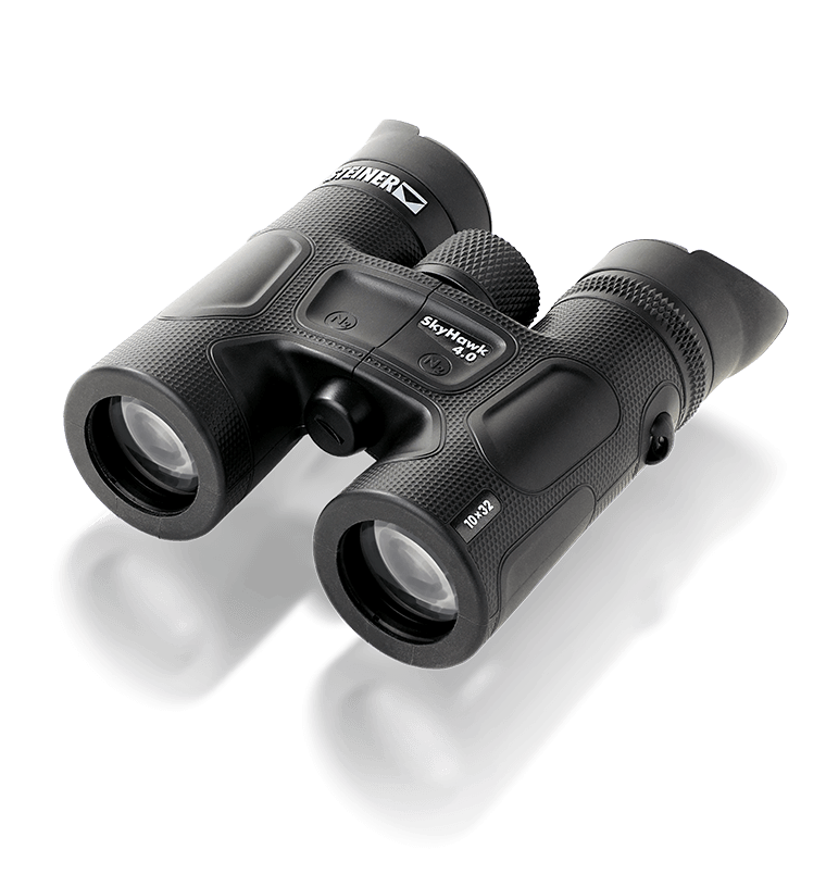 Binocolo Steiner Skyhawk 4.0 10x32 con ingrandimento 10x, eccellenti prestazioni ottiche e immagini a contrasto elevato.