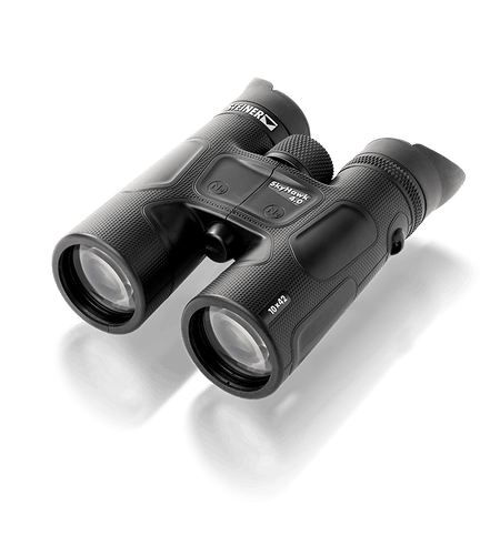 Binocolo Steiner Skyhawk 4.0 10x42 con obiettivo 42 mm, ingrandimento 10x, immagini brillanti e nitide per grandi distanze.