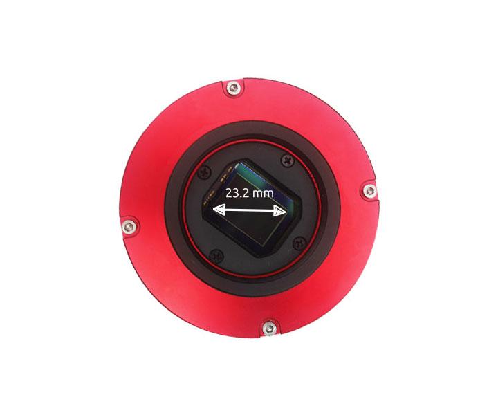 Camera ZWO ASI 294 MC PRO con sensore Sony IMX294CJK da 23,2 mm, ideale per l'astronomia e riprese in formato 4/3 a 4K.