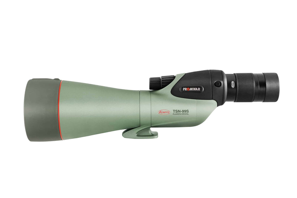 Cannocchiale Kowa TSN-99S con oculare zoom 30-70x TE-11WZ II Wide Angle in fluorite ottica.