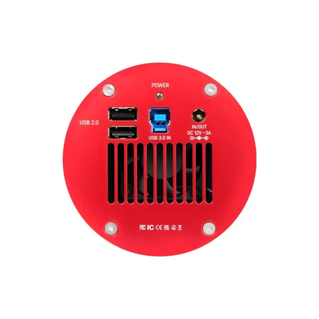 Vista posteriore ZWO ASI 6200 MM Pro 2025 Camera Monocromatica Full Frame TEC