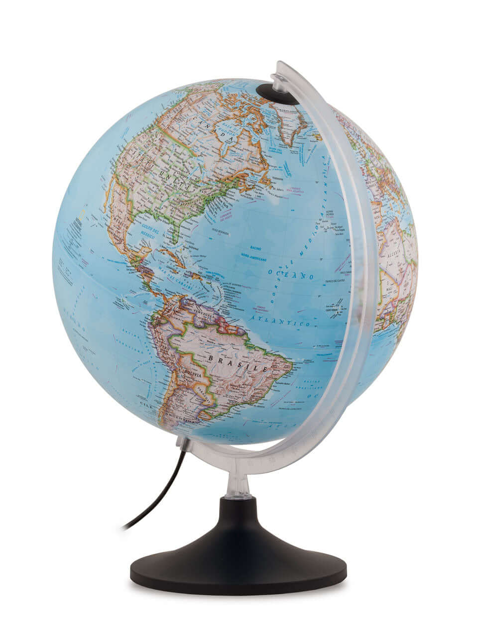DiProgress Mappamondo Carbon Classic NATGEO globo da 30 cm