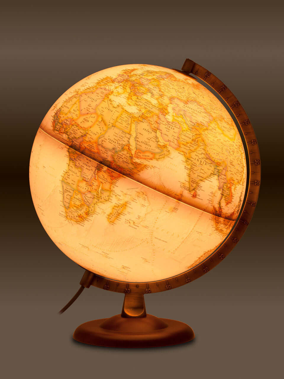 DiProgress Mappamondo Gold Executive NATGEO elegante artigianale