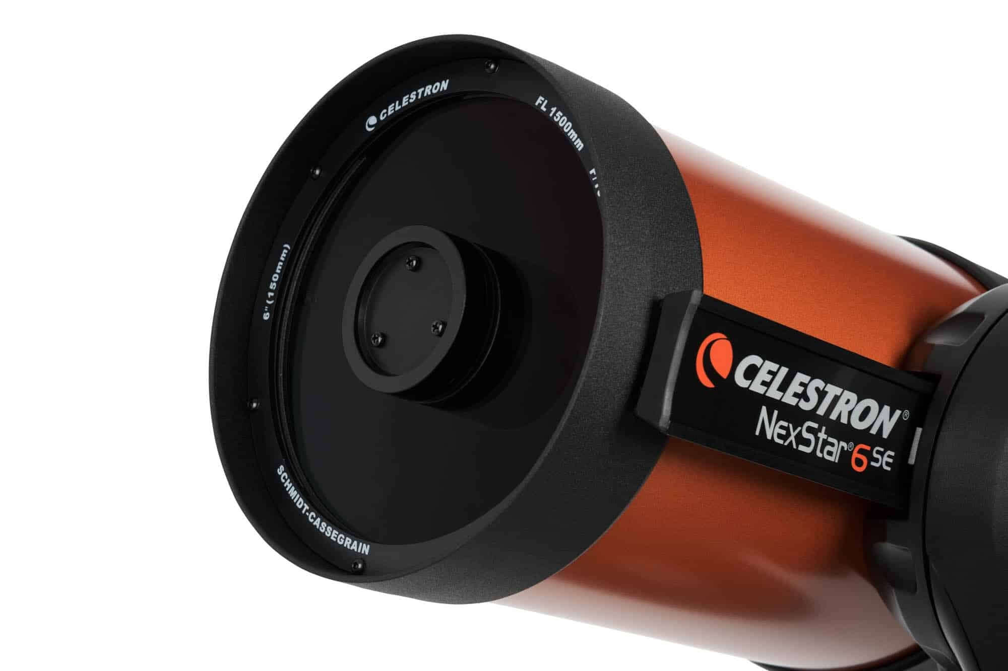 Telescopio Celestron Nexstar 6 SE con design Schmidt-Cassegrain, montatura altazimutale computerizzata. Perfetto per osservazioni astronomiche.