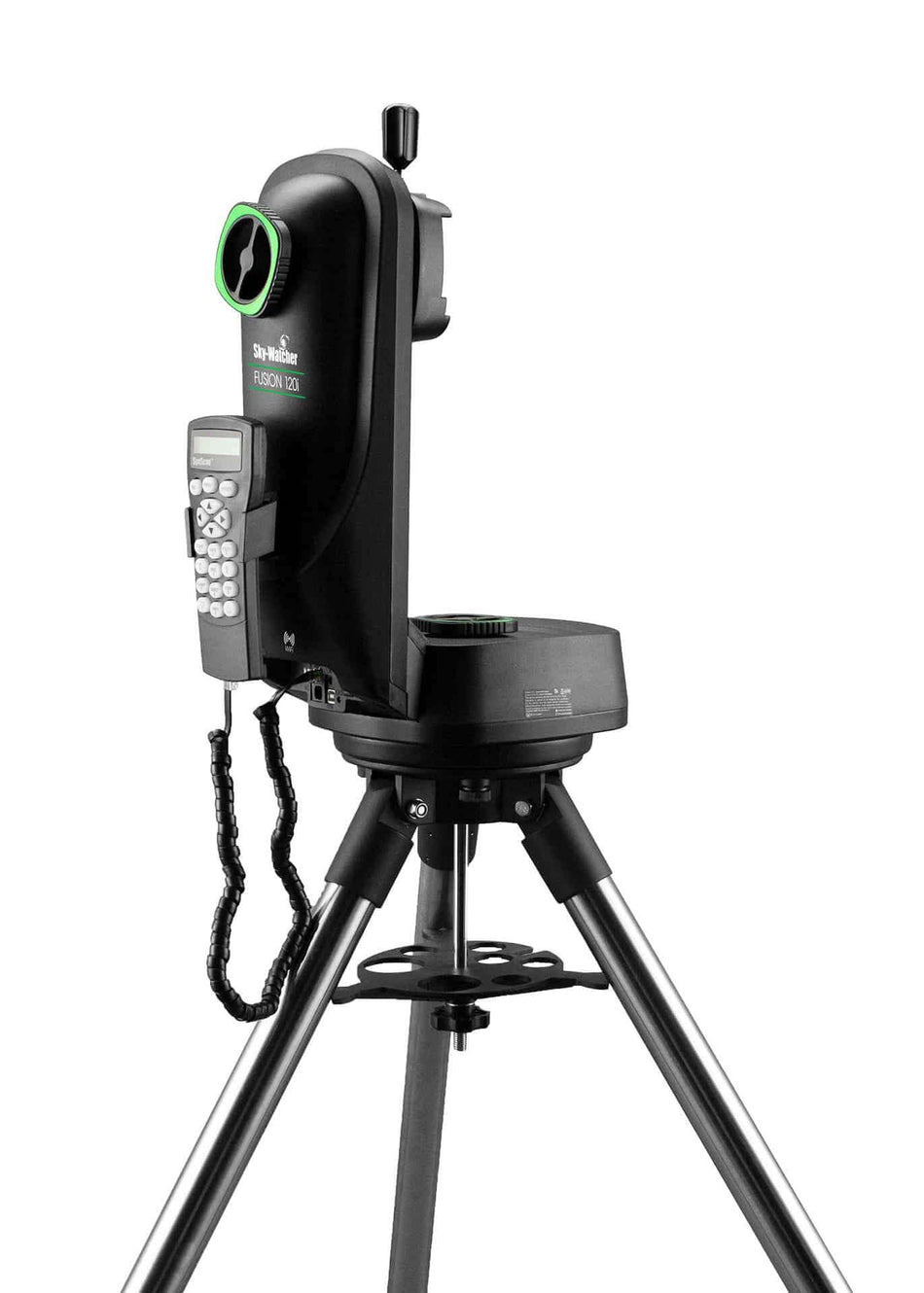 Montatura altazimutale SkyWatcher Fusion 120i SynScan Wi-Fi su treppiede con batteria 45A integrata e compatibilità Vixen/Losmandy.