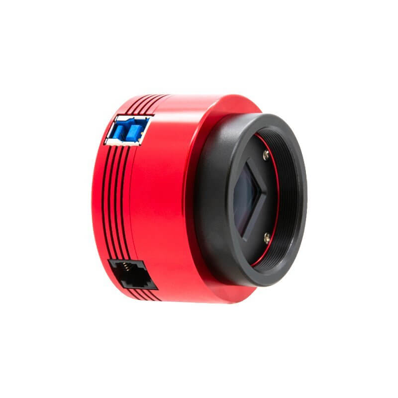 Fotocamera astronomica ZWO ASI 585 MC Color, alta risoluzione e zero amp glow, sensore Sony IMX585.