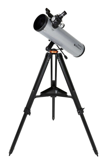 Telescopio Celestron Starsense Explorer DX 130AZ con treppiede, sistema Star Sense per osservazione cielo notturno.