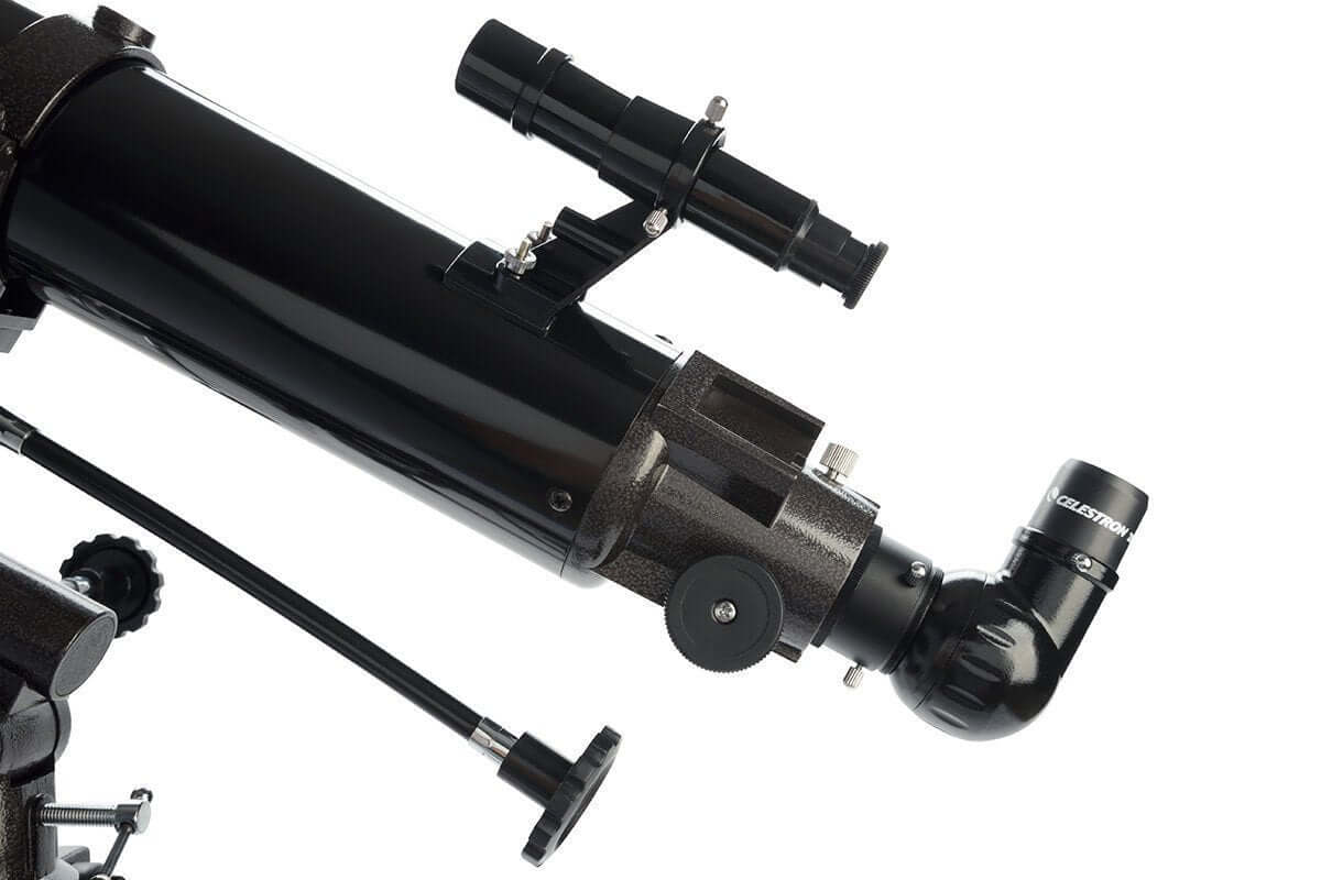 Telescopio rifrattore Celestron Powerseeker 80EQ con treppiede in alluminio, ideale per bambini e principianti in astronomia. #Celestron #telescopio