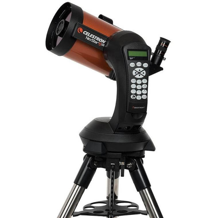 Telescopio Celestron Nexstar 5 SE, compatto Schmidt-Cassegrain 125 mm, montatura altazimutale GO-TO, ottica trattata XLT.