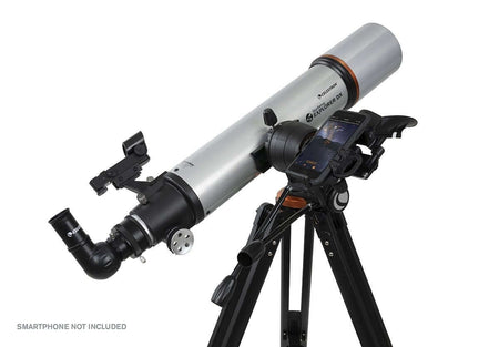 Telescopio Celestron Starsense Explorer DX 102AZ su treppiede con tecnologia di puntamento facilitata, smartphone non incluso.