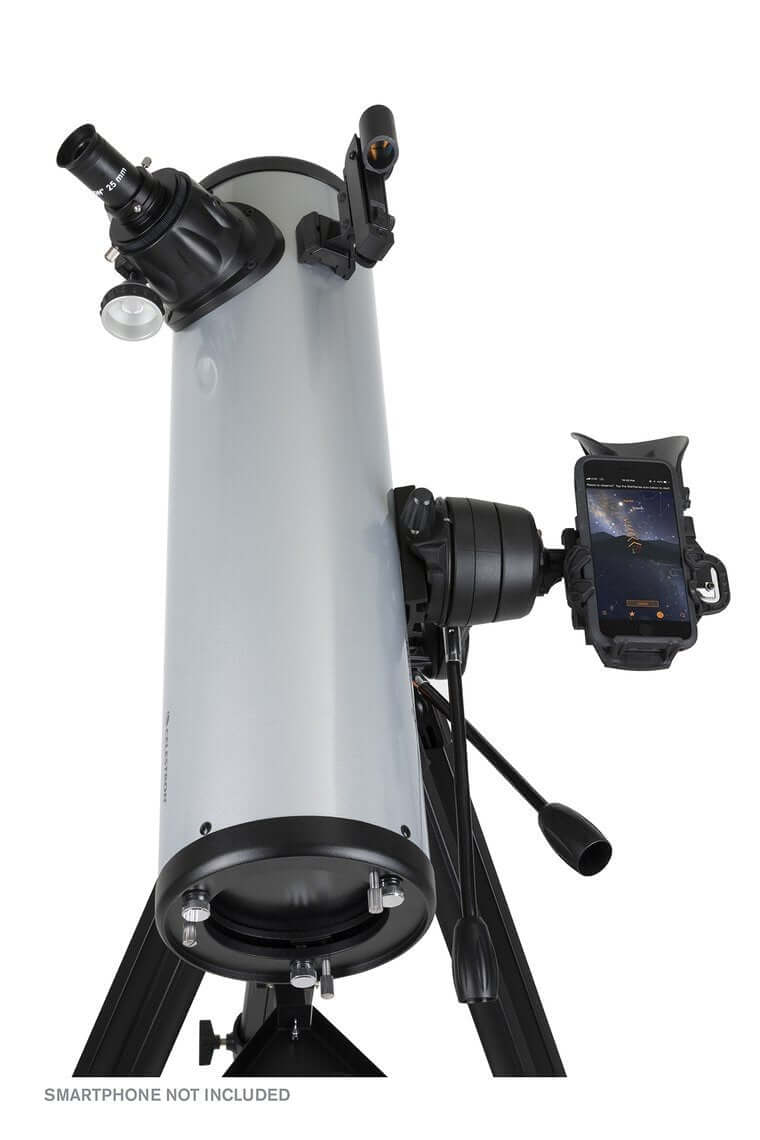 Telescopio Celestron Starsense Explorer DX 130AZ Newton con puntamento Star Sense Explorer per osservare il cielo notturno.