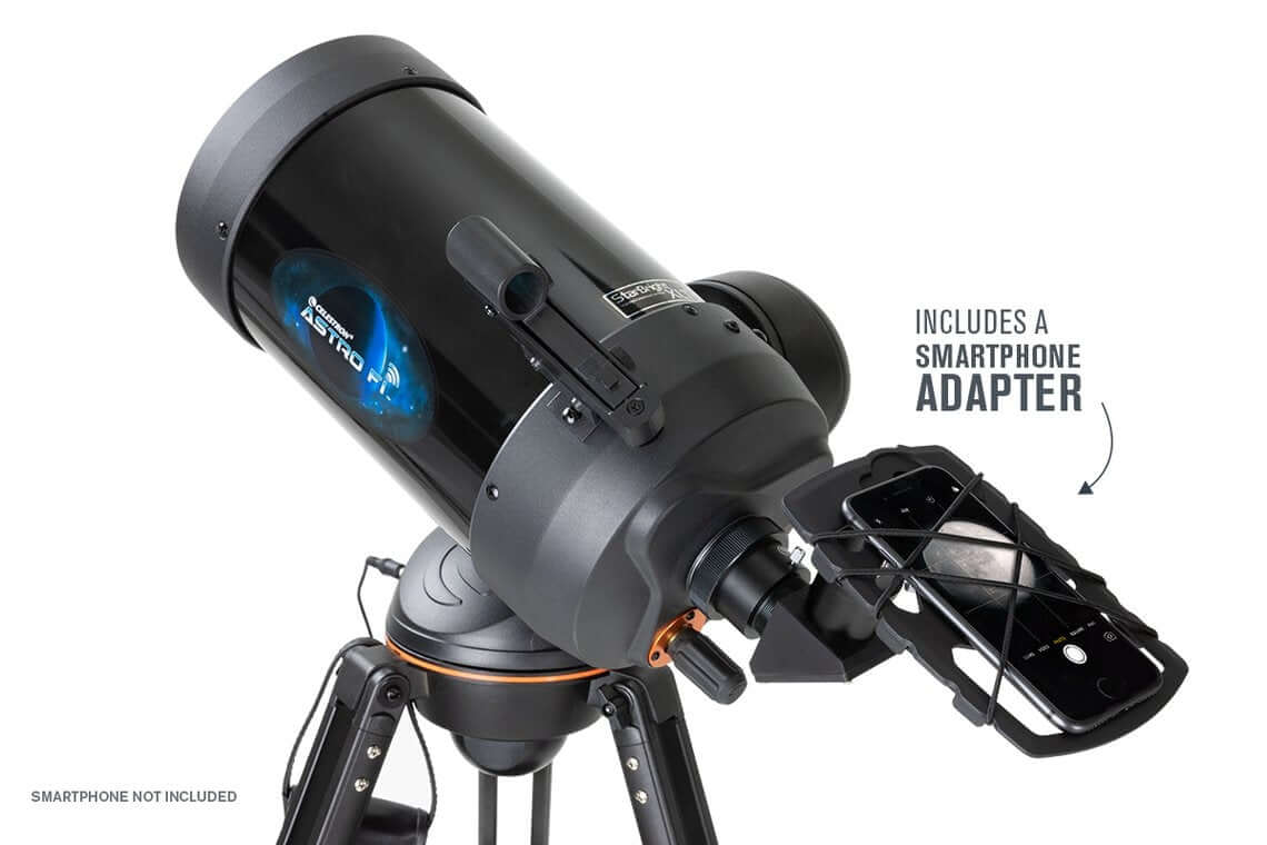 Telescopio Celestron AstroFI 6 SC con adattatore per smartphone su montatura computerizzata Wi-Fi