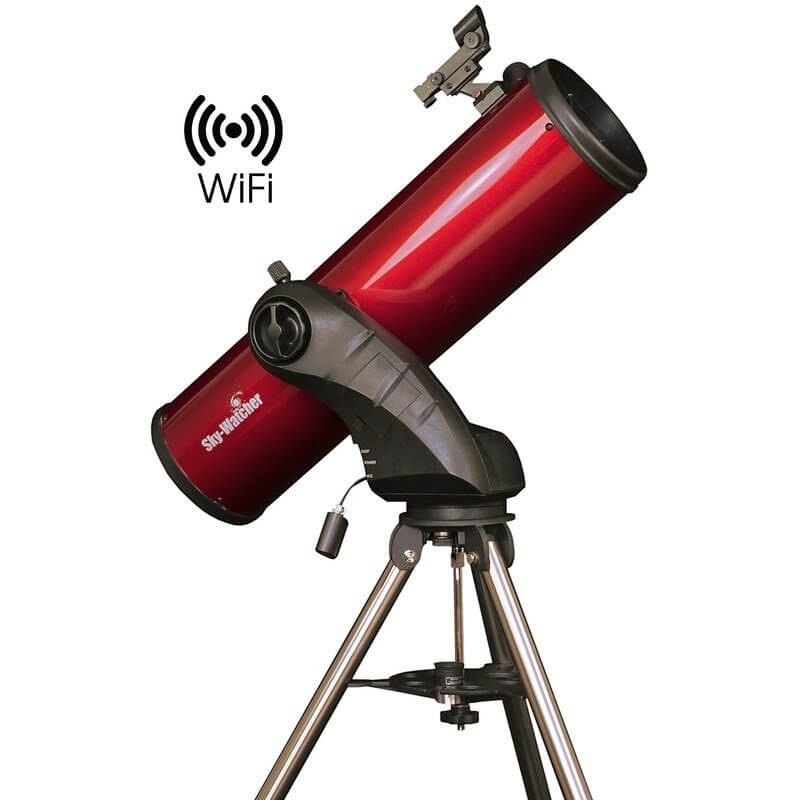 Telescopio SkyWatcher Star Discovery 150 Wi-Fi su montatura altazimutale computerizzata, con supporto e tecnologia freedom-find.