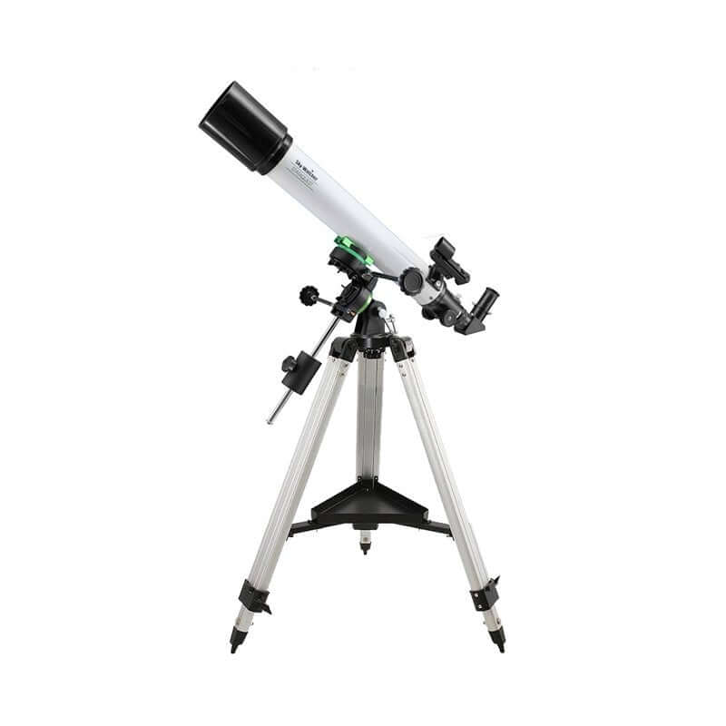 Telescopio rifrattore SkyWatcher StarQuest 70R su montatura equatoriale, stabilità e movimenti fluidi, capacità di carico 3kg.