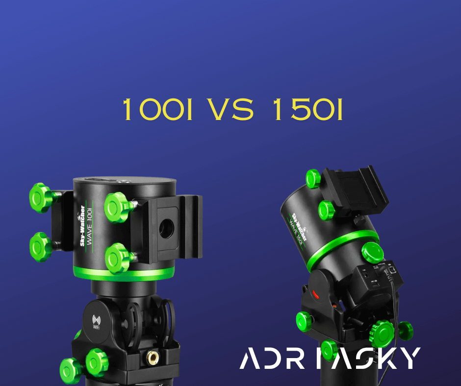 Confronto approfondito Sky-Watcher Wave 100i vs Wave 150i