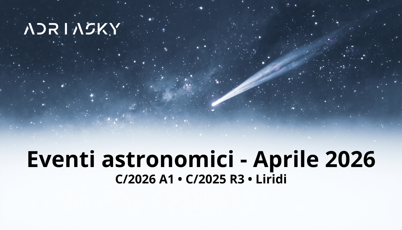 Eventi Astronomici Aprile 2026: pianeti, Luna e oggetti deep-sky da osservare