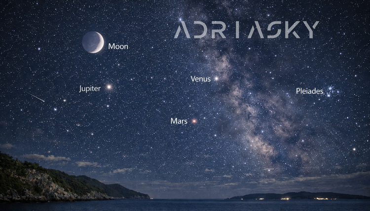 Eventi Astronomici Giugno 2026: Solstizio d'Estate, Venere–Giove e congiunzioni planetarie