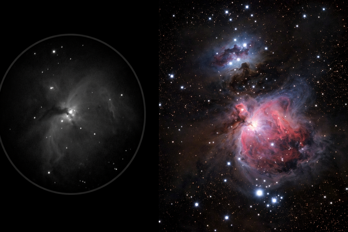 Astronomy Display Why Nebulae Look Gray in a Telescope – Full Explanation – Adriasky