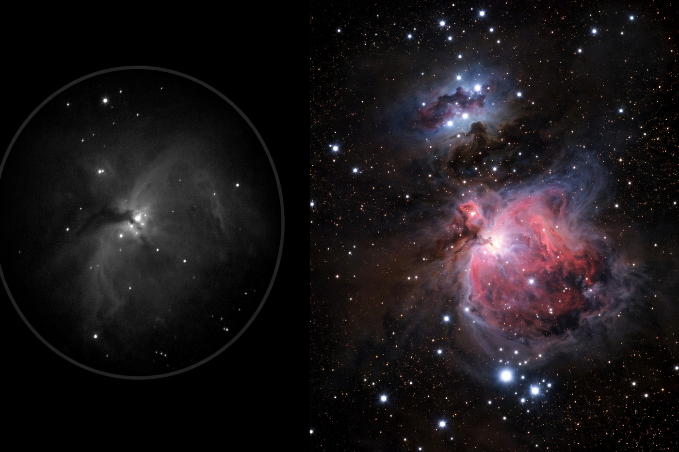 Perché non vedo i colori nelle nebulose? (E perché le foto sono così vivaci)