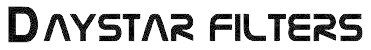 Logo di Daystar Filters, produttore storico di filtri solari dal 1973.