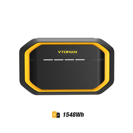 VTOMAN FlashSpeed Extra Battery 1548Wh – Vista laterale