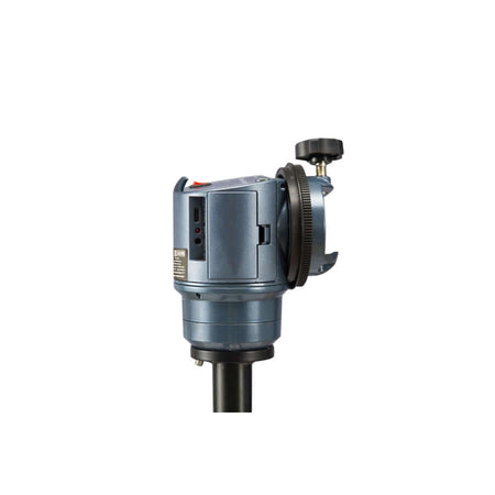 Montatura Acuter Voyager Traverse Go-To con tecnologia Wi-Fi e Bluetooth per astronomia, vista laterale su treppiede.