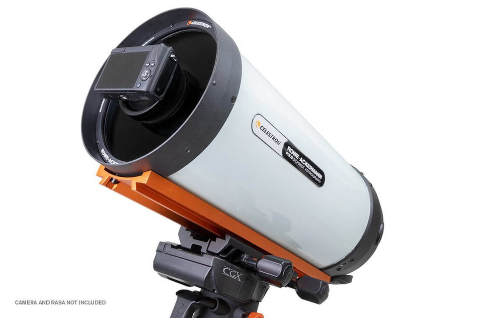 Celestron Adattatore RASA 8” con Canon Mirrorless montato su tubo ottico per astrofotografia.