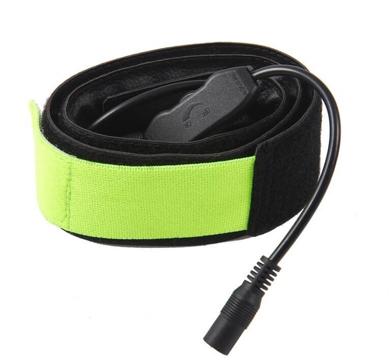 Fascia anticondensa verde per telescopio, lunghezza 25 cm, evita la condensa su ottiche, diametro interno 80 mm, con connettore.