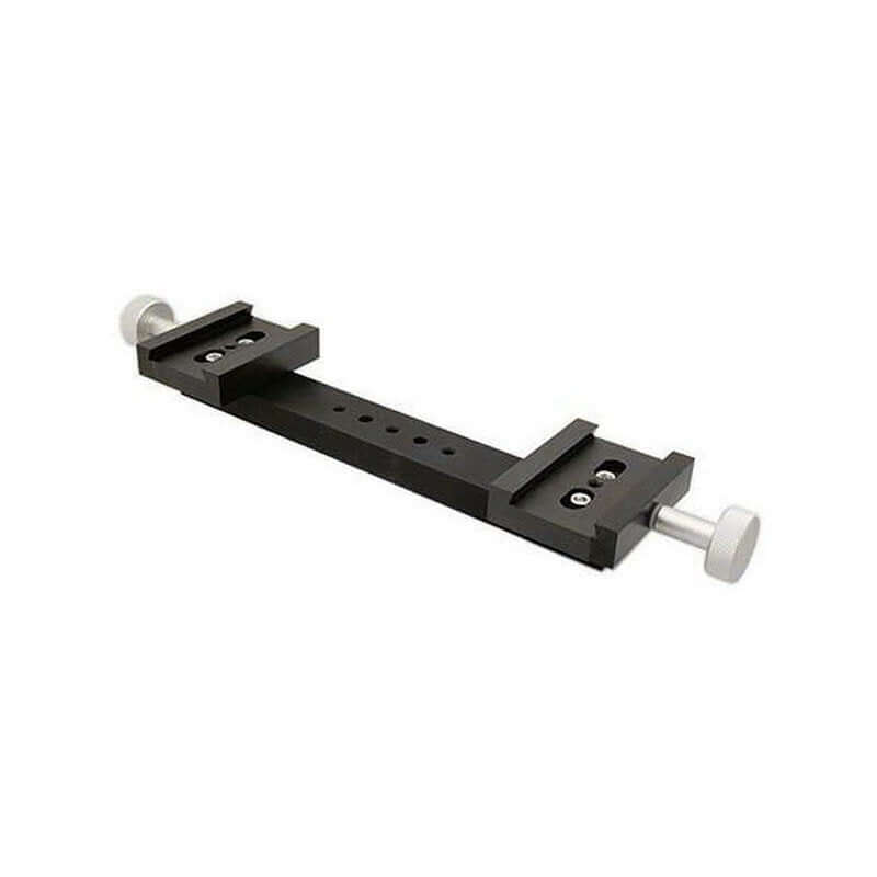 Piastra doppia Vixen Artesky per montaggio telescopi, lavorata in CNC per rigidità, lunghezza 290mm.