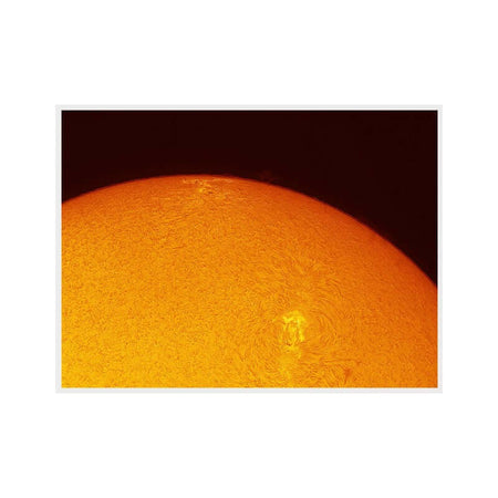 Immagine solare dettagliata catturata con fotocamera ZWO ASI 432 MM Mono