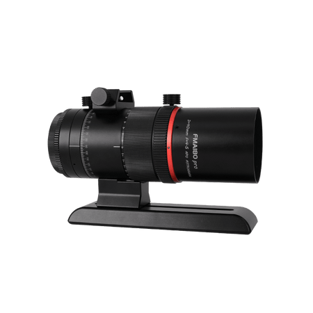 Teleobiettivo Askar FMA180 PRO f/4.5 per astrofotografia, rifrattore APO tripletto con vetro ED, alta qualità immagine e correzione eccellente.