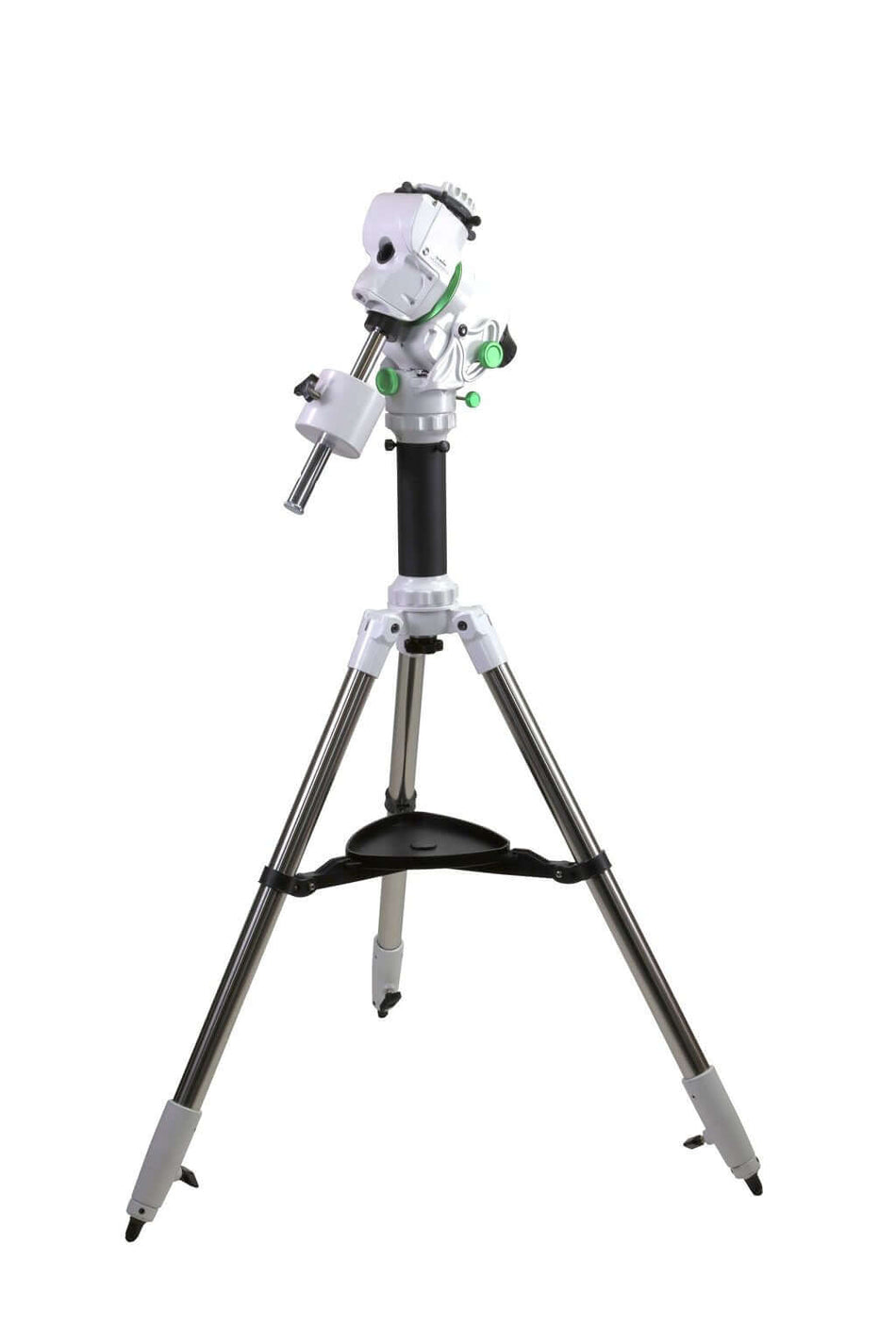 Astroinseguitore SkyWatcher Star Adventurer GTI con treppiede per astrofotografia e osservazione del cielo, compatto e leggero.