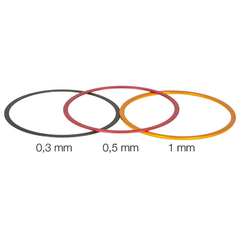 Baader set anelli regolazione fine T-2 0,3 0,5 1mm