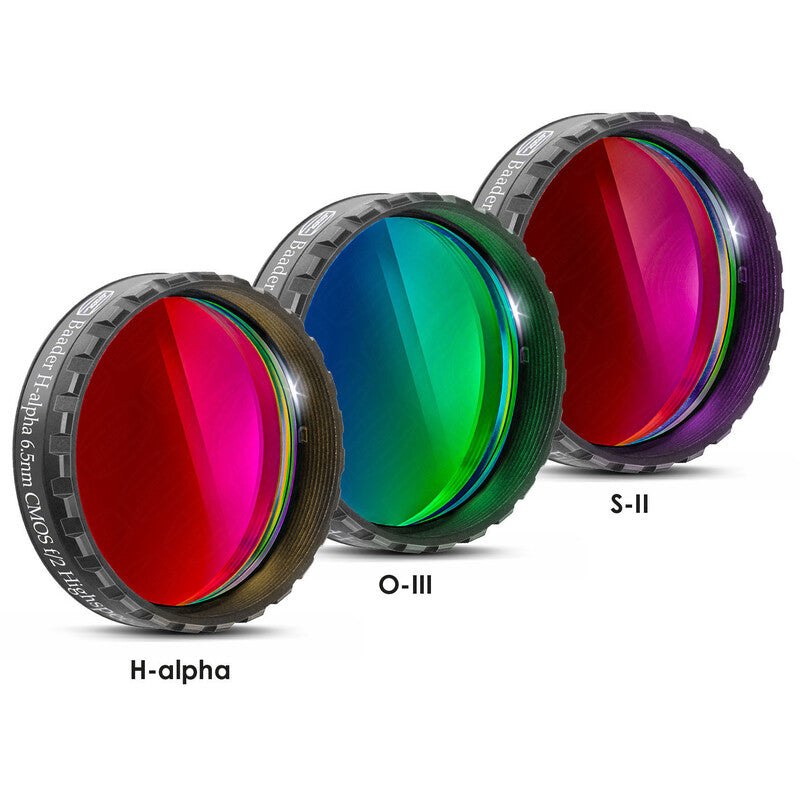 Baader set filtri Highspeed f/2 6,5nm 1 1/4 pollice H-alpha O-III S-II