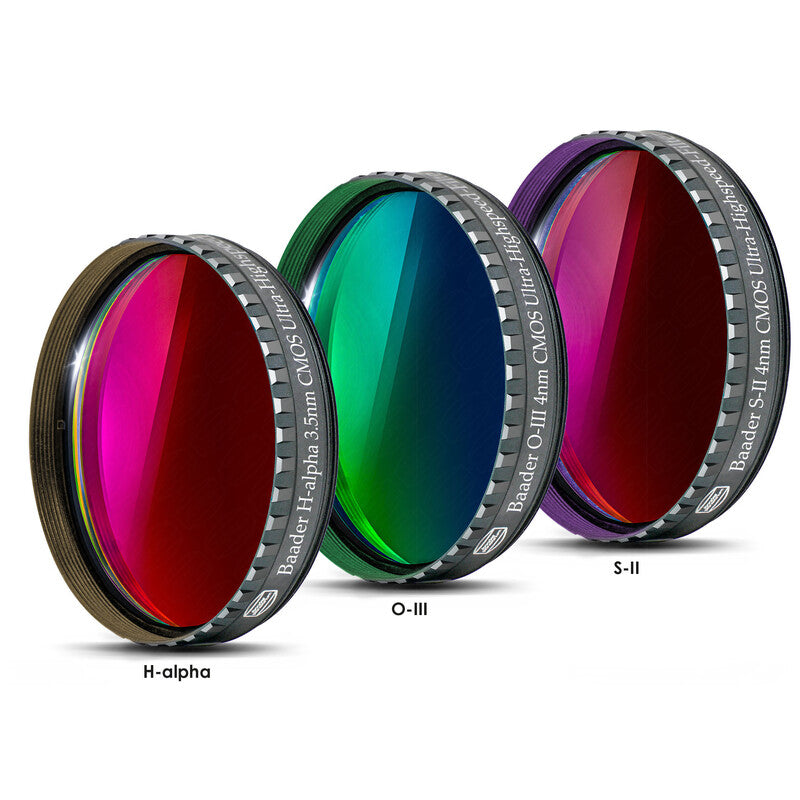 Baader set filtri Ultra-Highspeed f/2 3,5/4nm 2 pollici H-alpha O-III S-II