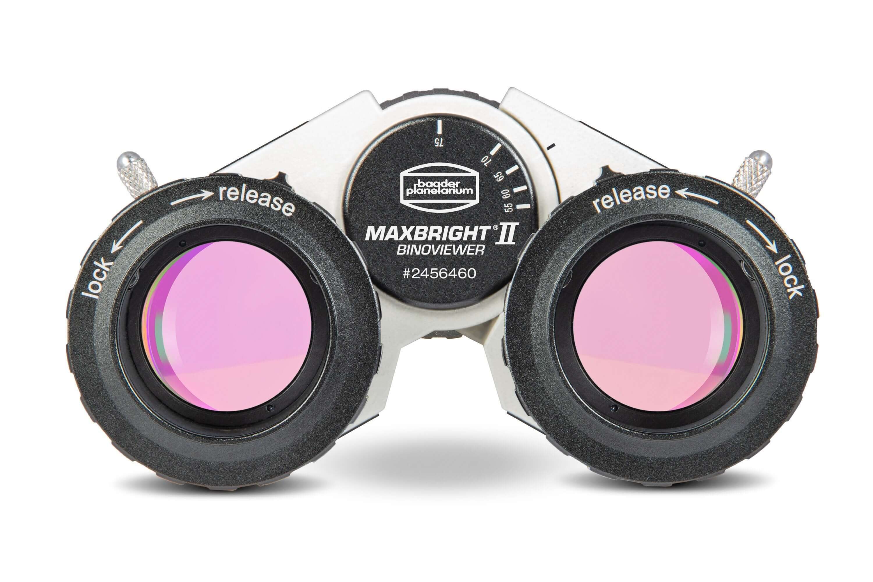Baader MaxBright II Torretta Binoculare con prismi da 27 mm, compatibile con oculari da 1,25" e sistema diottrico regolabile.