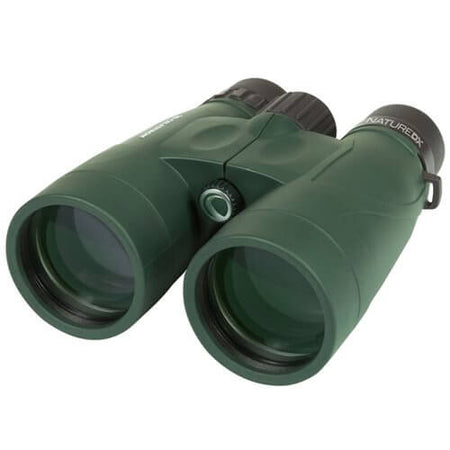 Binocolo Celestron Nature-DX 12x56 verde, ottiche multistrato, corpo impermeabile gommato, ideale per natura e outdoor.
