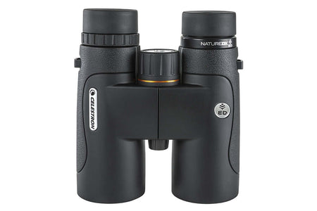 Binocolo Celestron Nature-DX ED 8x42 con lenti a bassa dispersione per immagini nitide e senza aberrazioni.