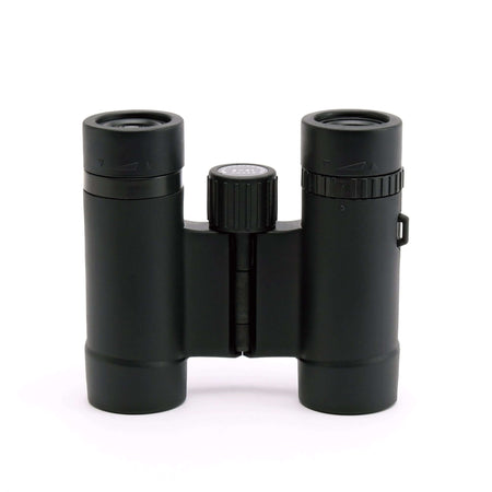 Binocolo Ziel Biggie 8x21 Nero, compatto e resistente, con prismi a tetto BK7 e sistema antiriflesso Multi Coated, ideale per ragazzi e neofiti.