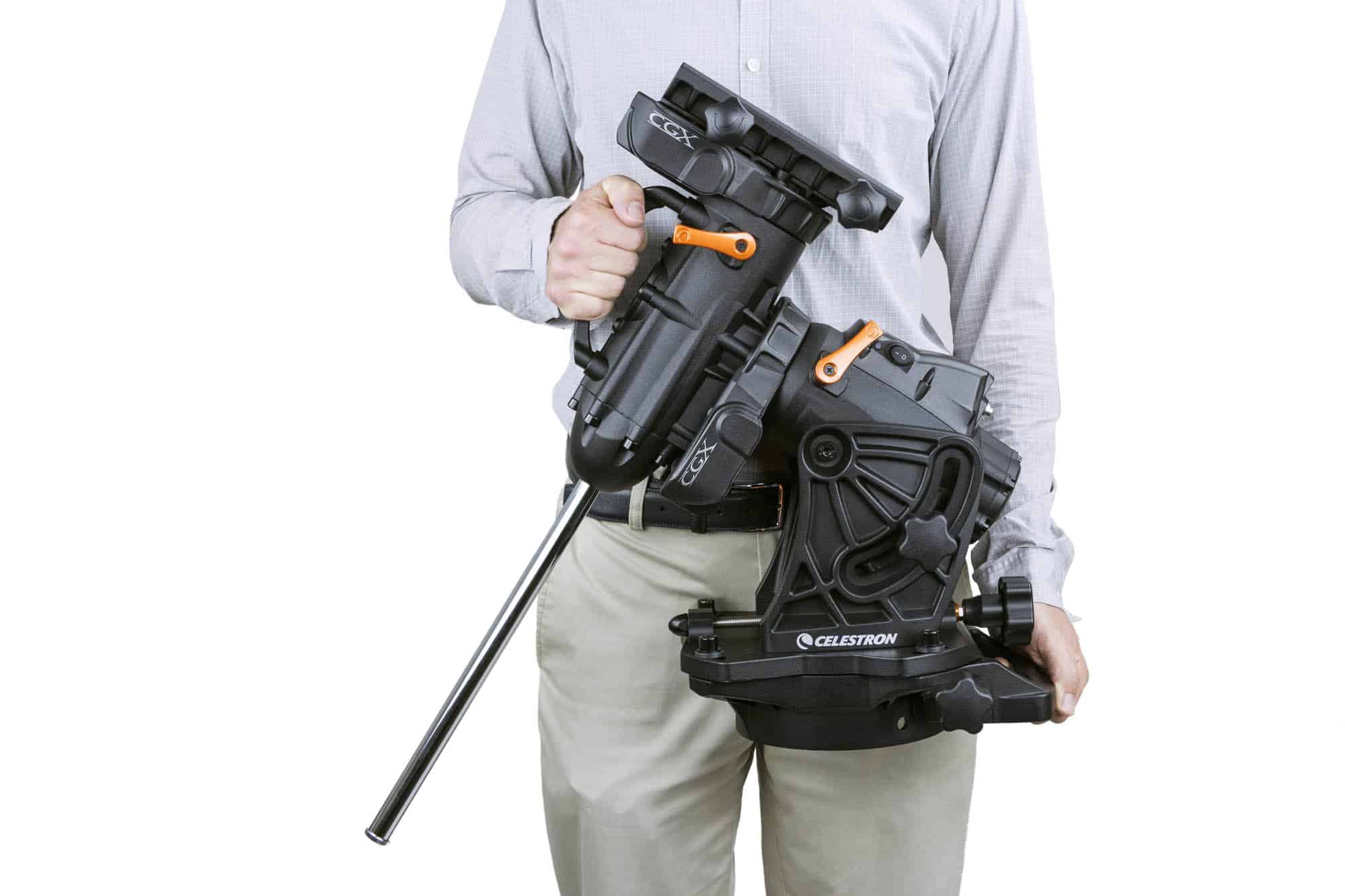 Celestron CGX Montatura Equatoriale GoTo in mano