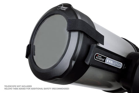 Filtro solare Celestron EclipSmart C6 montato su telescopio